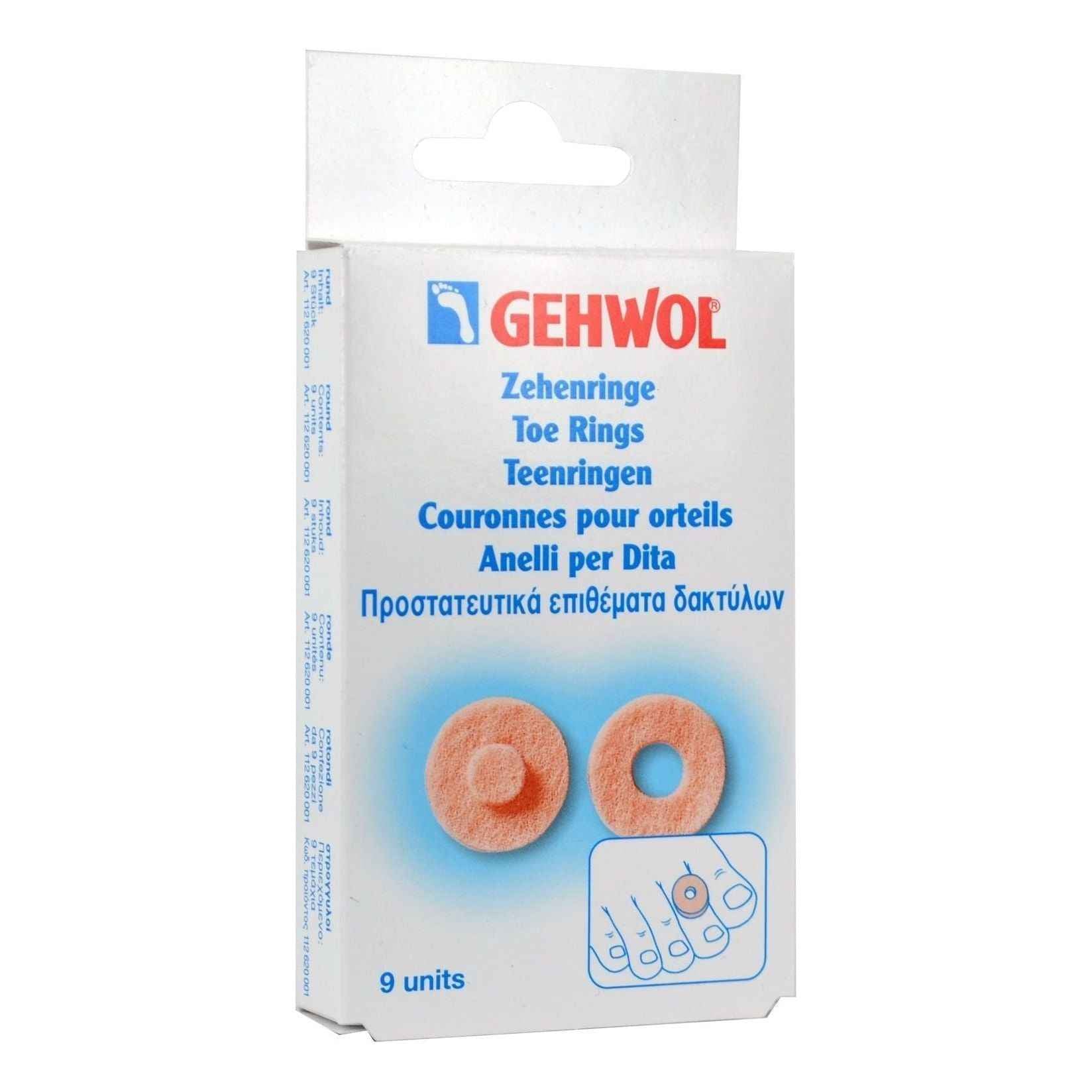 Gehwol Toe Rings 9ct