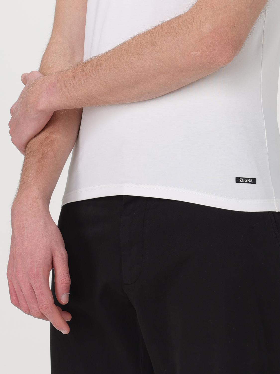 Zegna T-Shirt Men White by Luosophy