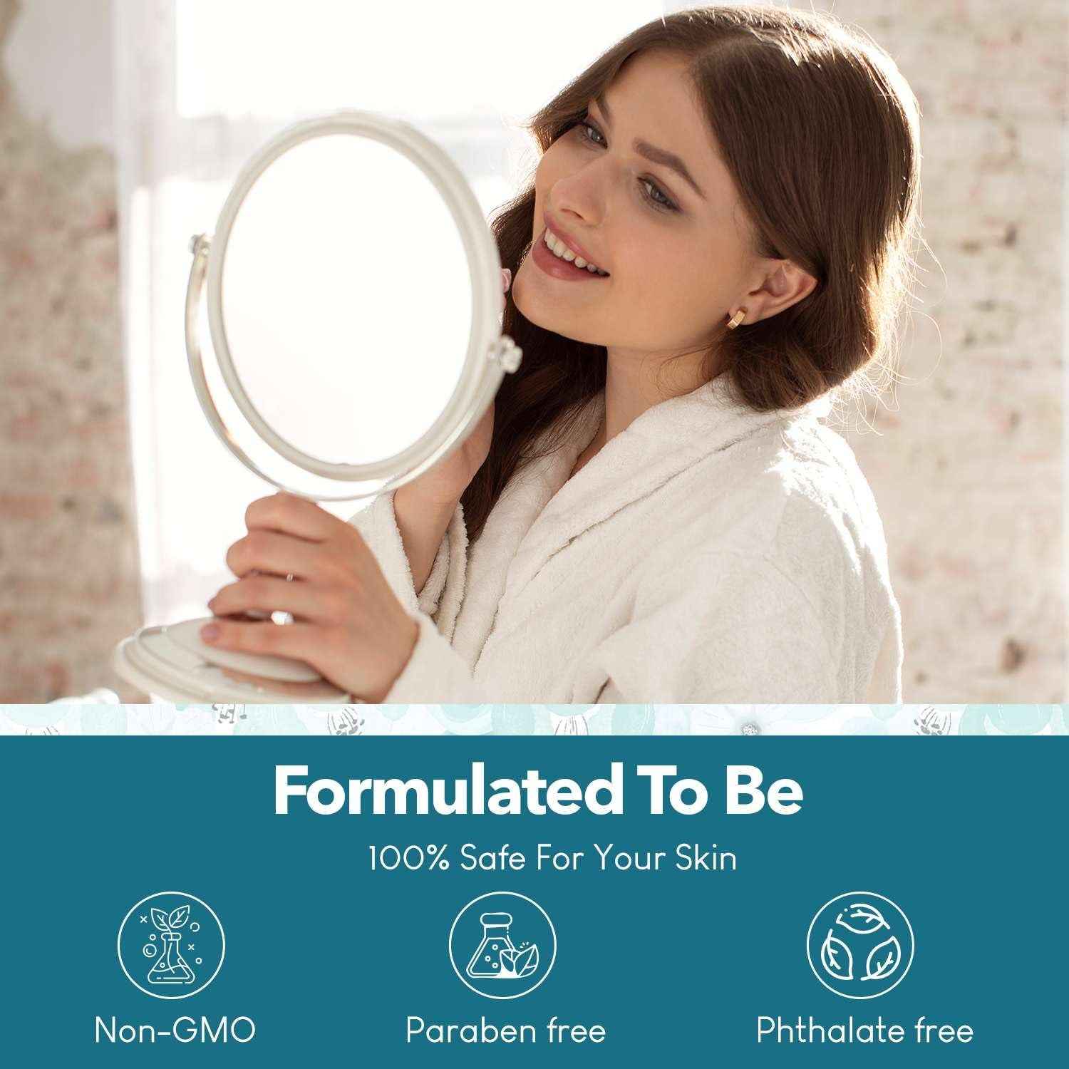 Hyaluronic Acid & Retinol Serum - Revitalizing Anti-Aging, Radiant Glowing Complexion, Wrinkle Reduction - Dermatologist Tested, Korean Skin Care, Clean Beauty - 1.69 Fl. Oz