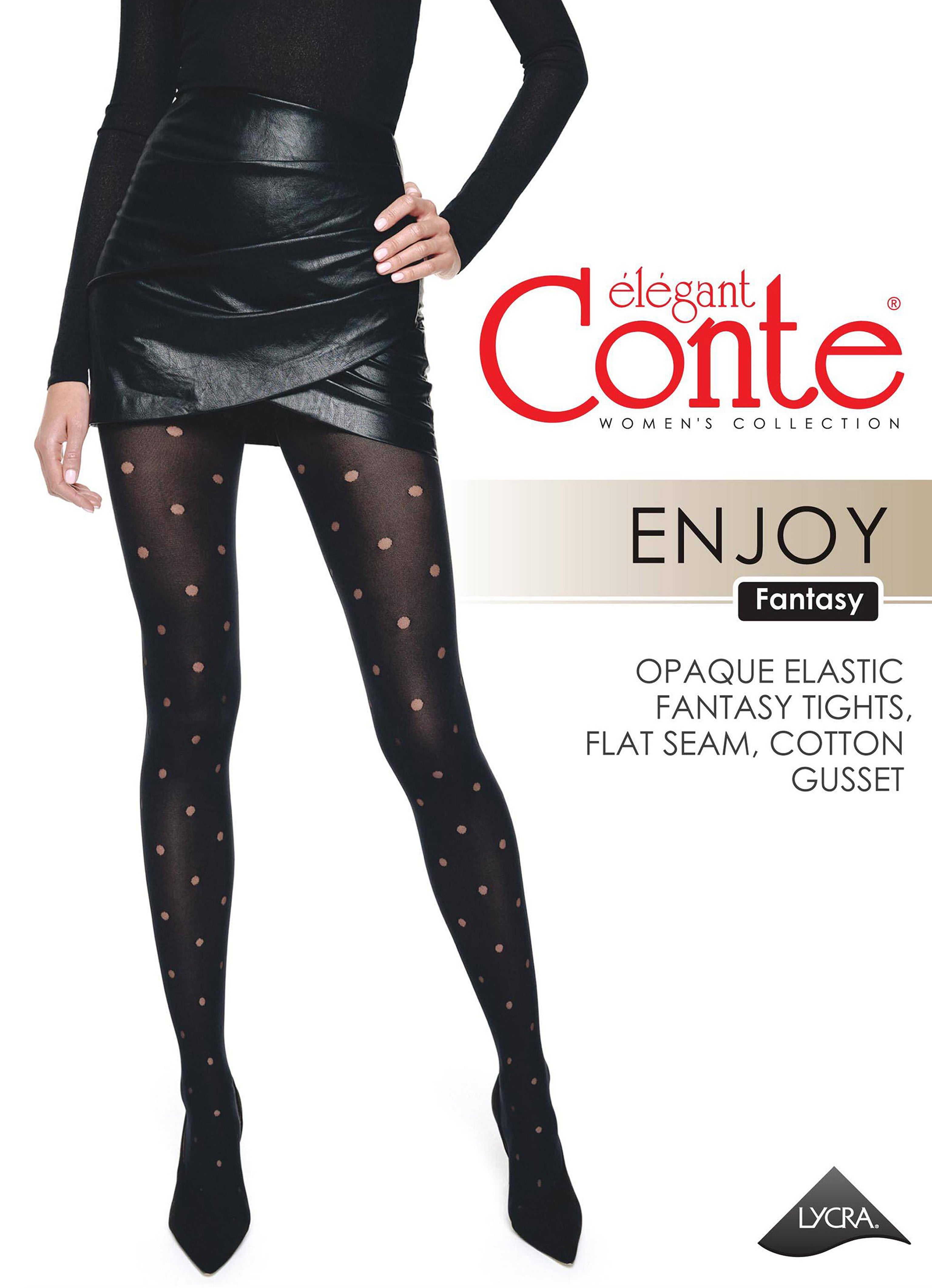 Fantasy Tights Conte Enjoy - Sheer Polka Dots by TheRanok.com