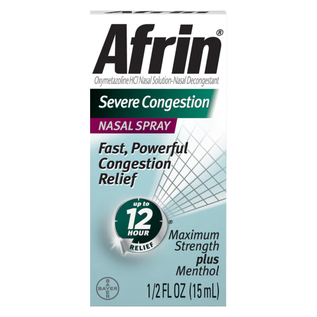 Afrin Severe Congestion Nasal Spray (0.5oz) DestGlow