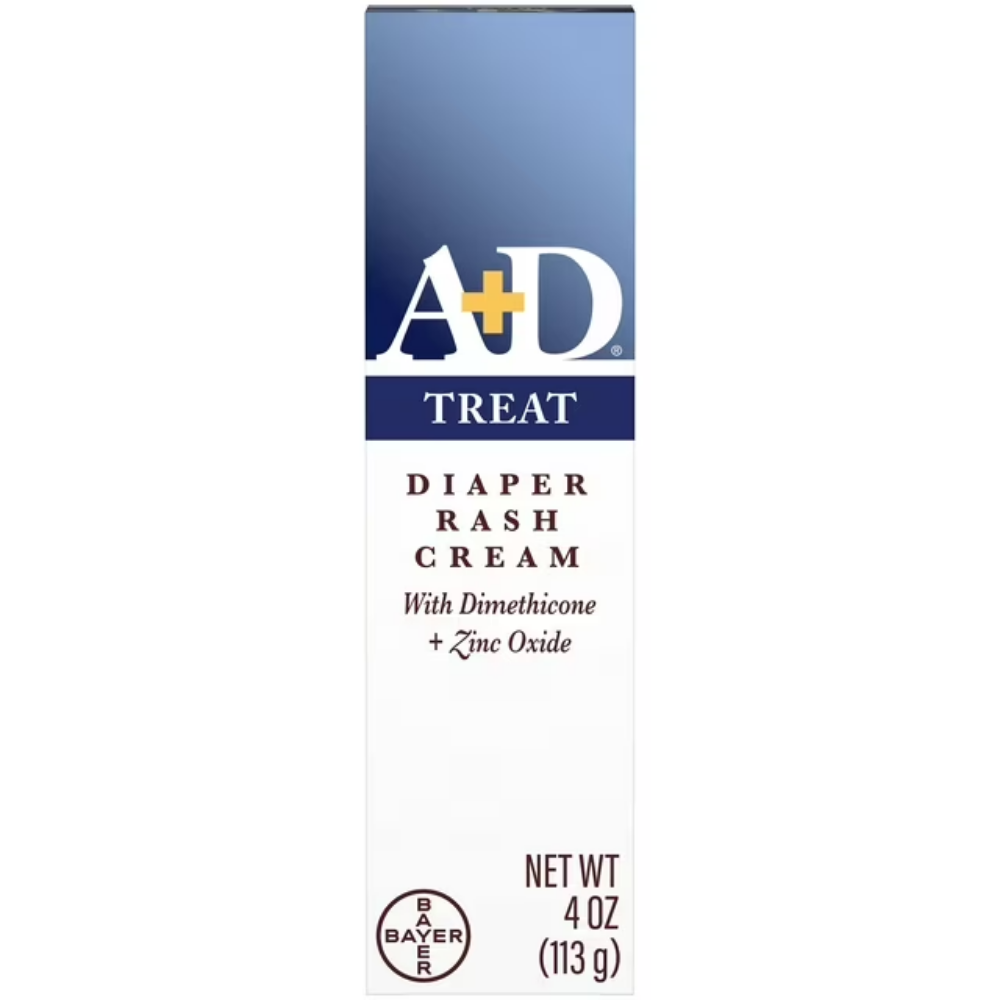A+D Treat Diaper Rash Cream Zinc Oxide (4oz) DestGlow