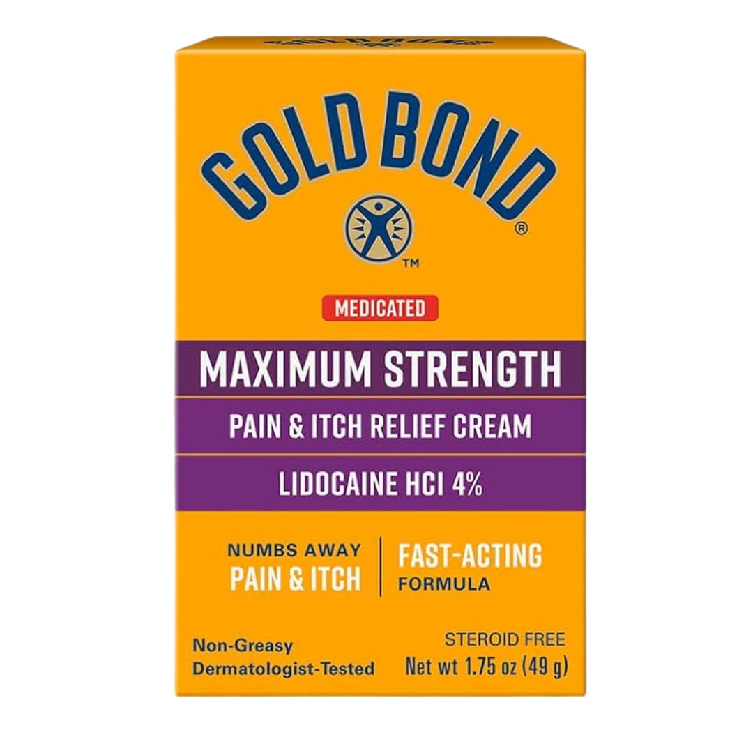 Gold Bond Maximum Strength Lidocaine Cream (1.75oz) DestGlow