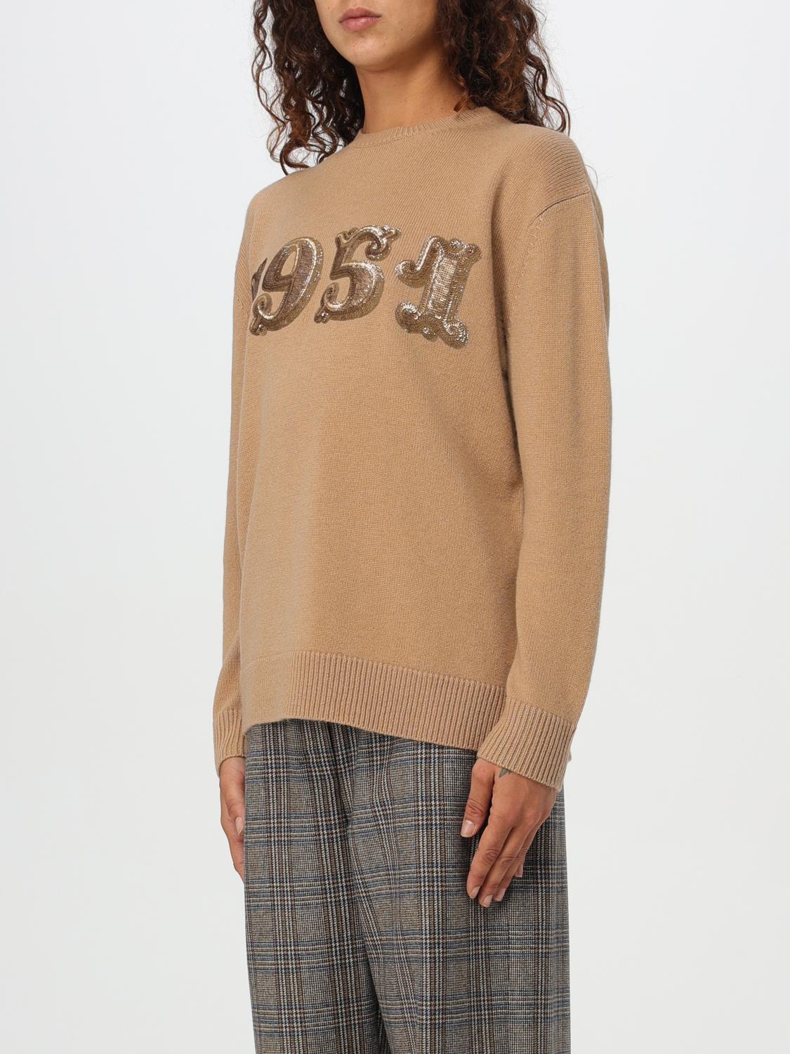 Max Mara Sweater Woman Camel by Luosophy