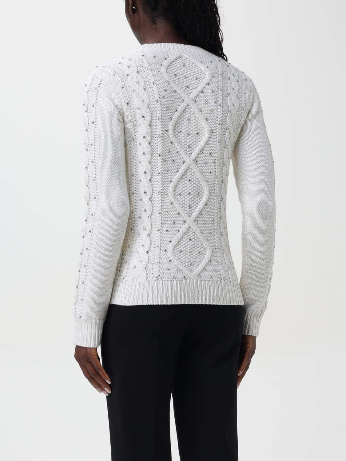 Max Mara Sweater Woman Yellow Cream