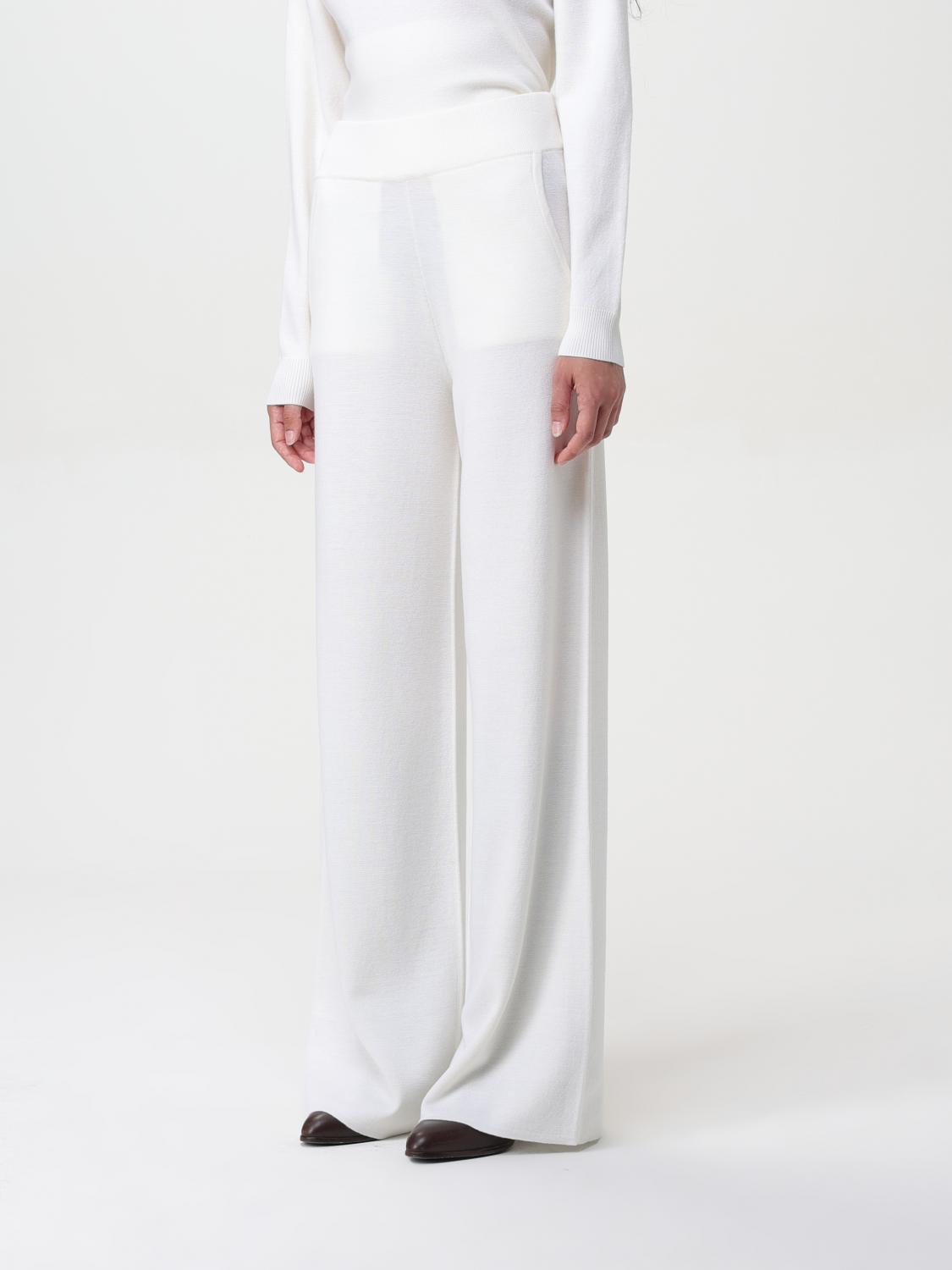 Max Mara Pants Woman White by Luosophy