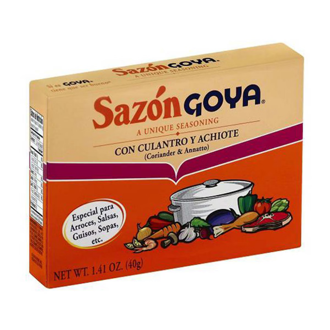Goya Sazón with Coriander & Annatto (1.41 oz / 8 packets) by Farmacias Savia