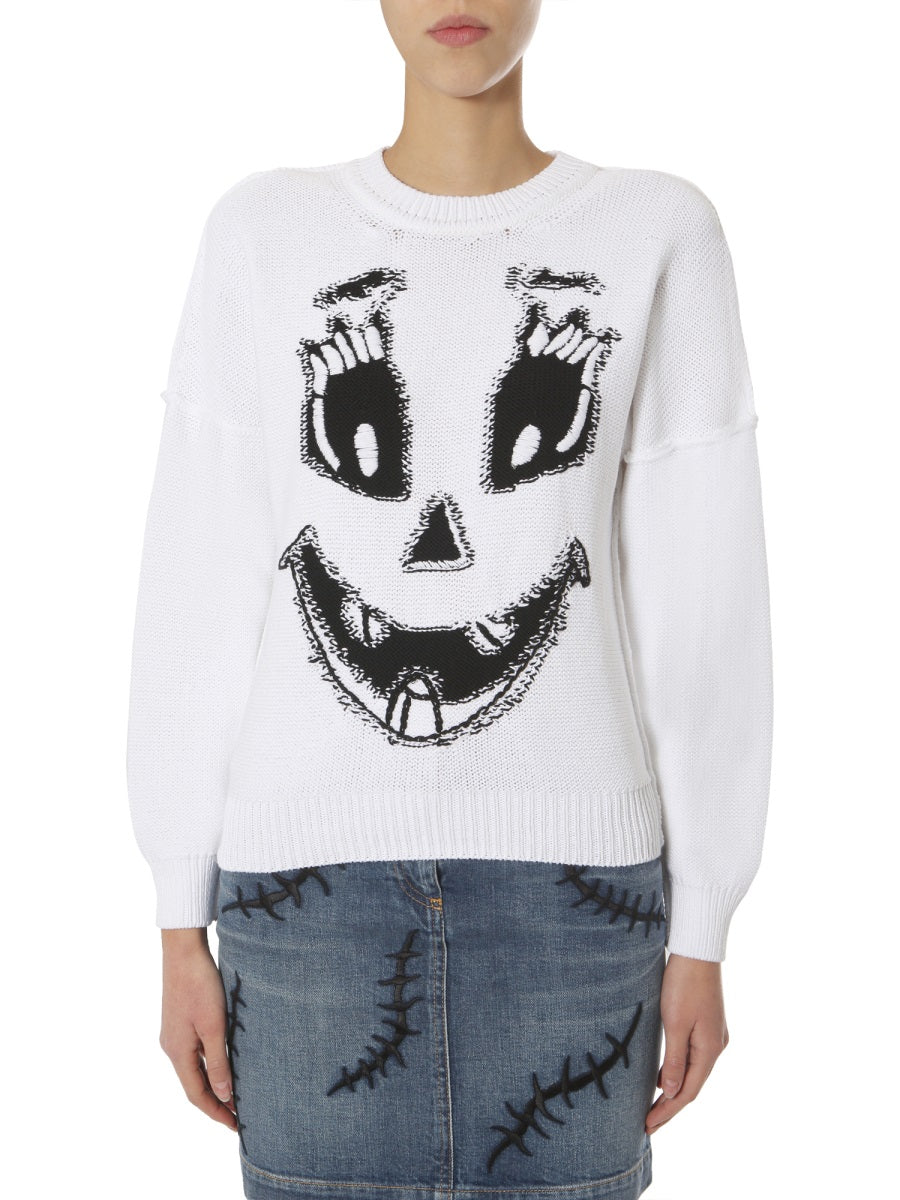 Moschino Women Crew Neck Sweater DestGlow