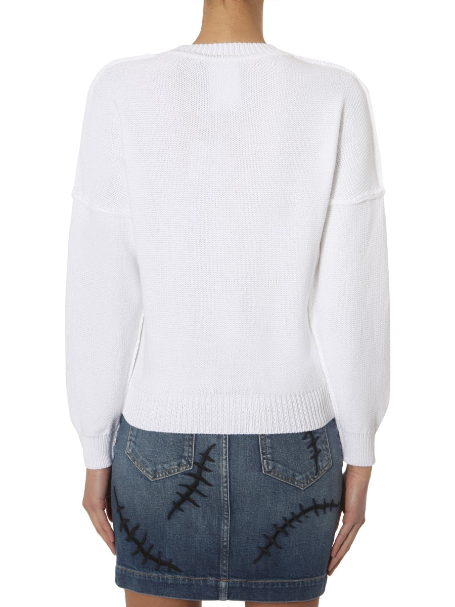 Moschino Women Crew Neck Sweater DestGlow