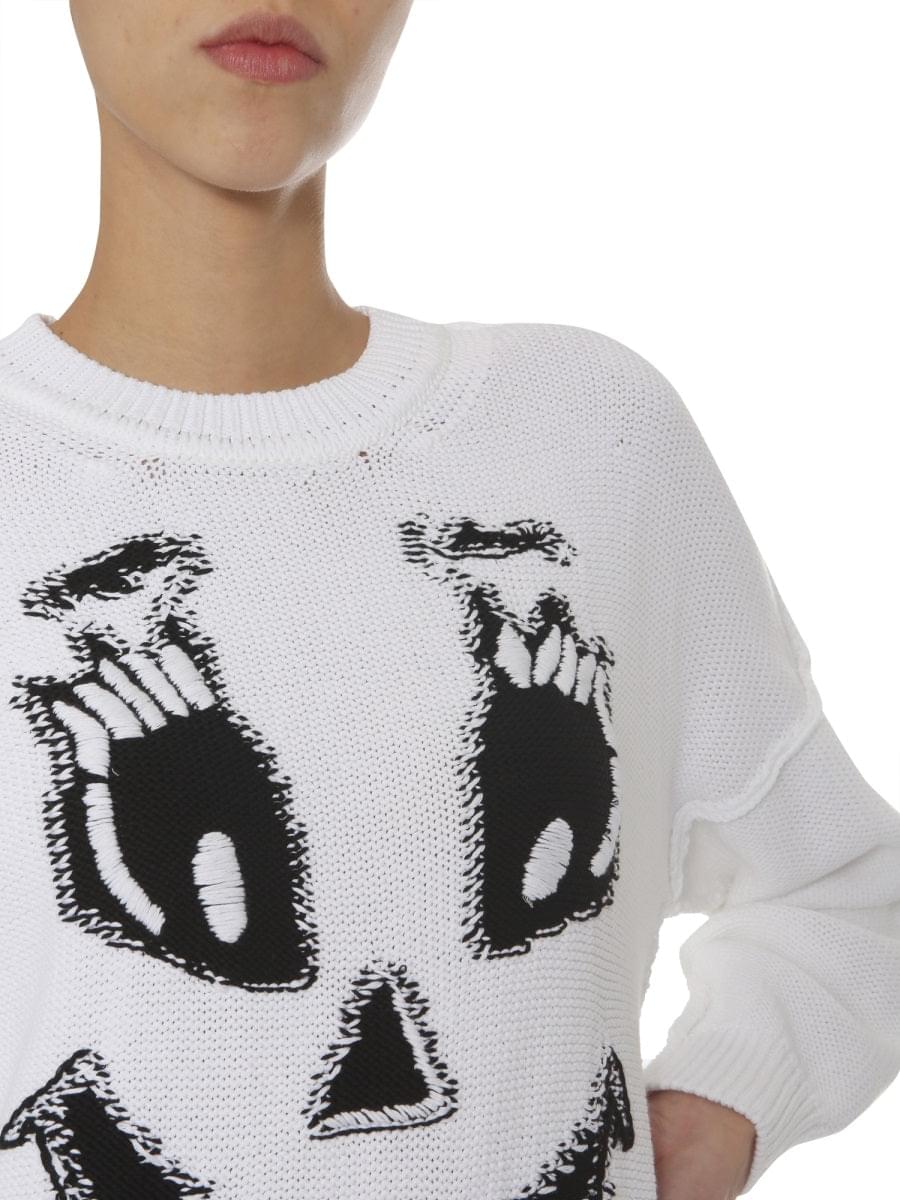 Moschino Women Crew Neck Sweater DestGlow