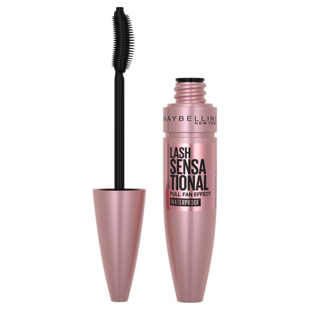 Maybelline Lash Sensational Lengthening Waterproof Mascara (Very Black, 0.32 fl oz) DestGlow
