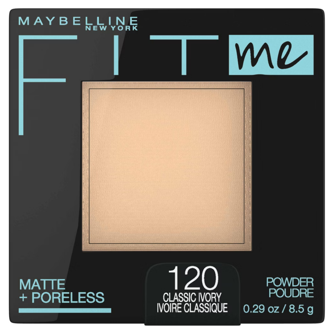 Maybelline Fit Me Matte + Poreless Powder Classic Ivory 120 (0.29oz) DestGlow