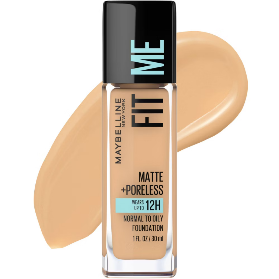 Maybelline Fit Me Matte + Poreless Foundation Rich Tan 238 (1oz) DestGlow