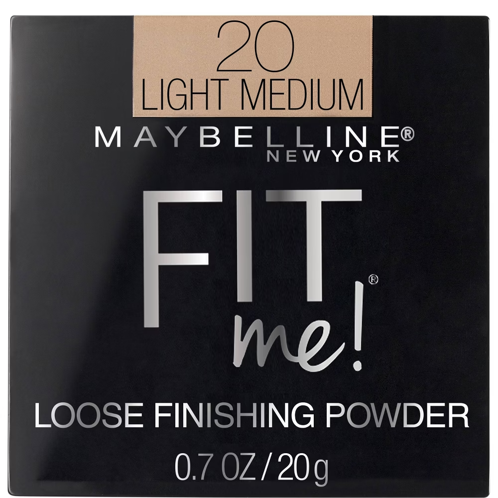 Maybelline Fit Me Loose Finishing Powder (20 Light Medium, 0.7 oz) DestGlow