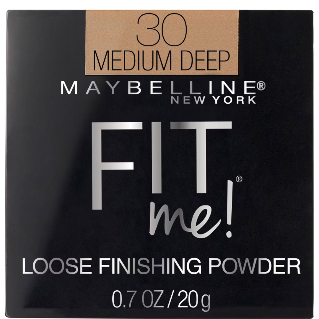 Maybelline Fit Me Loose Finishing Powder Medium Deep (0.7oz) DestGlow