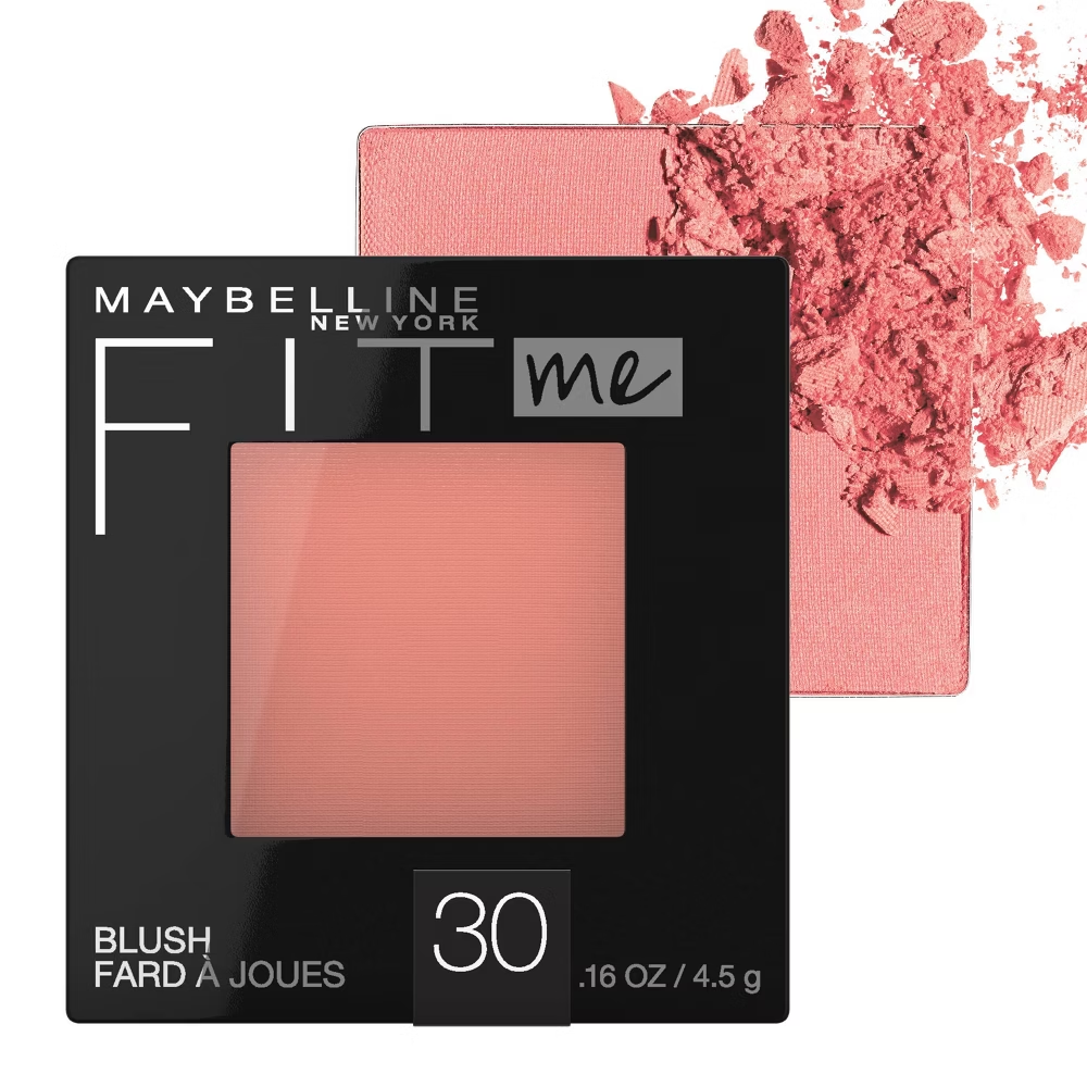 Maybelline FitMe Blush (30 Rose, 0.16oz) DestGlow