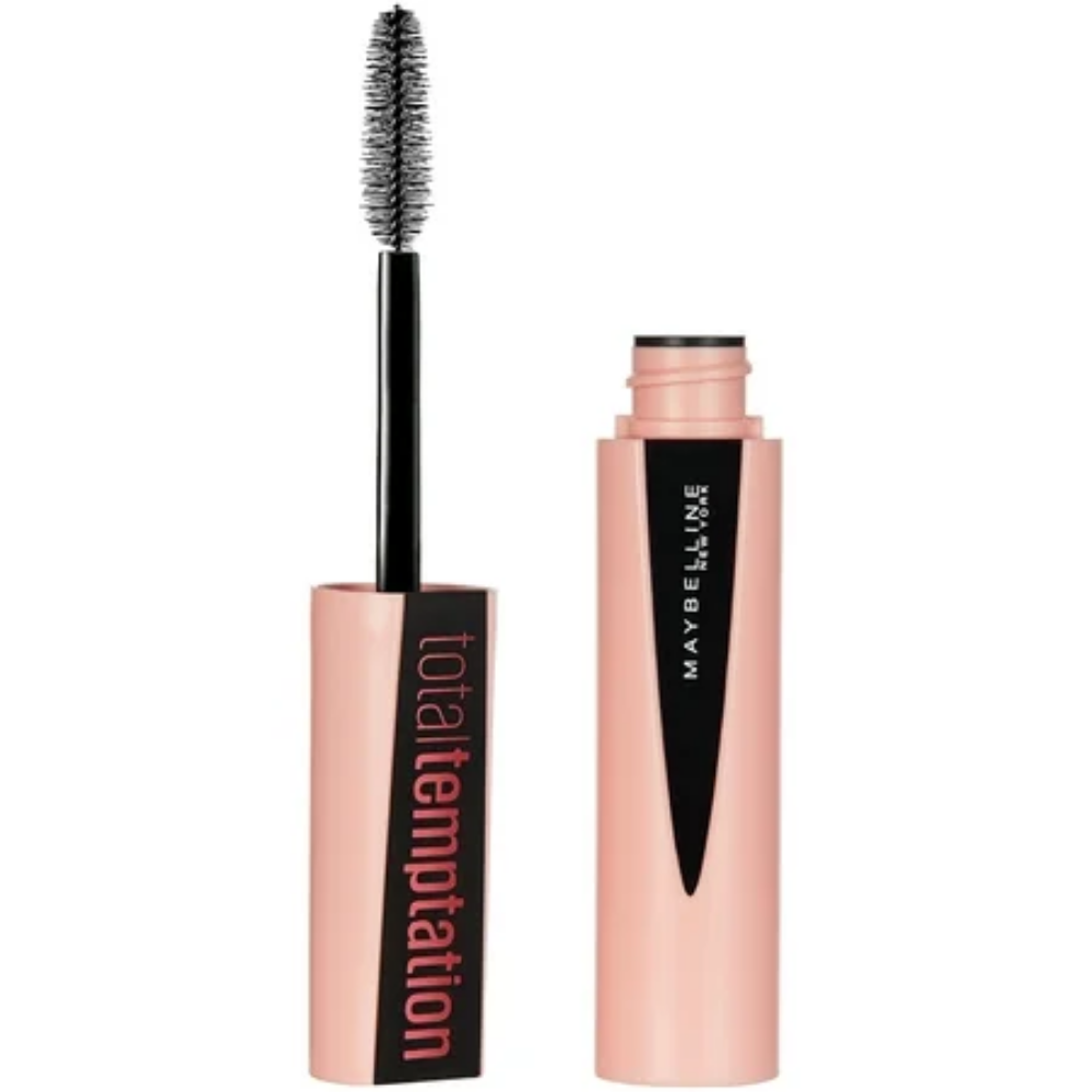 Maybelline Total Temptation Washable Mascara (Blackest Black, 0.27 fl oz) DestGlow