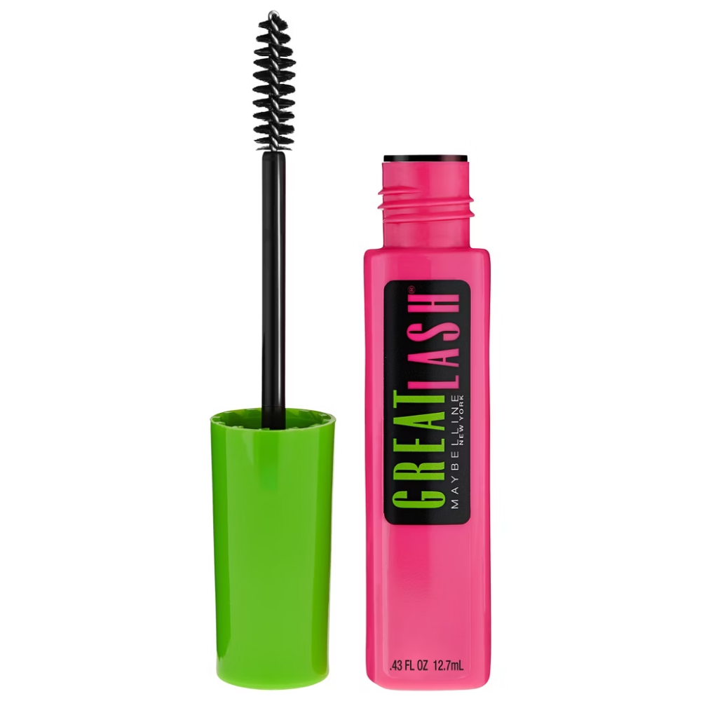 Maybelline Great Lash Lengthening Washable Mascara (101 Very Black, 0.43 fl oz) DestGlow