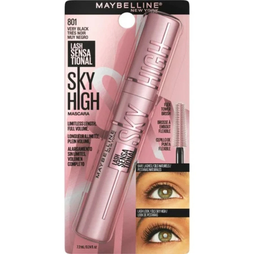 Maybelline Lash Sensational Sky High Mascara 801 Blackest Black DestGlow