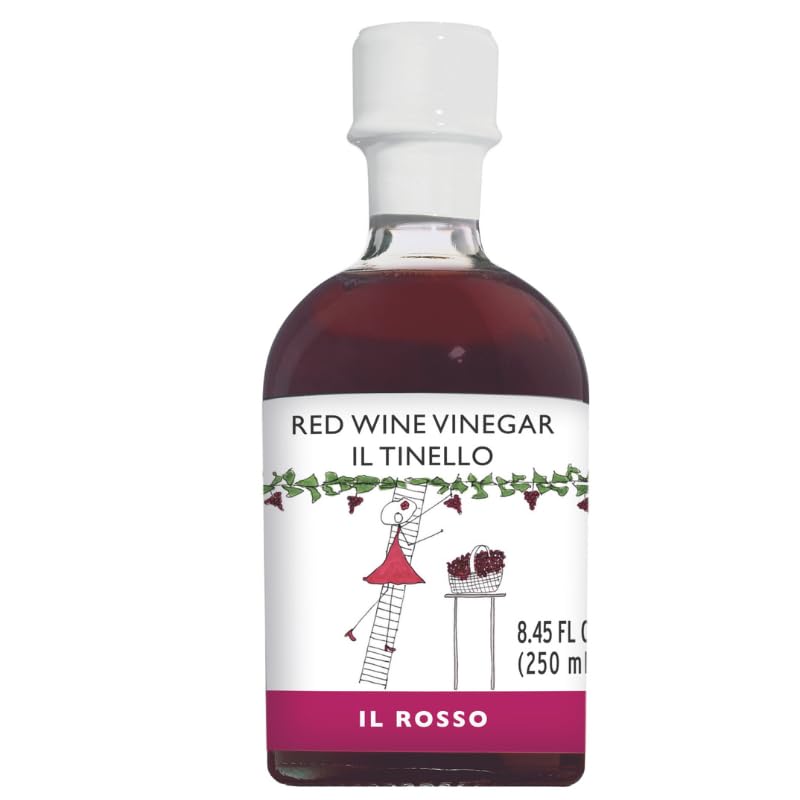 IL TINELLO, Red Wine Vinegar Aceto di Vino Rosso, (8.45 fl oz) 250ml