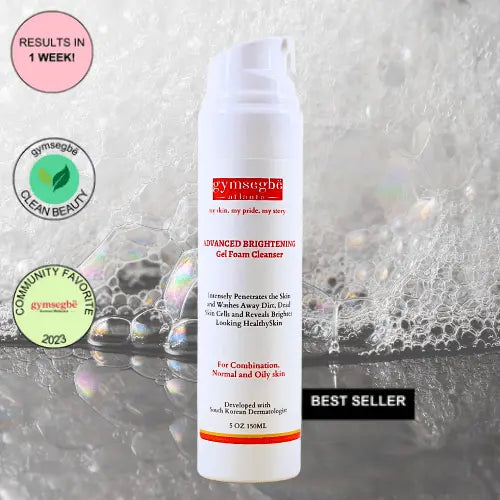 Advanced Brightening Gel Foam Cleanser | Rice Extract by gymsegbë