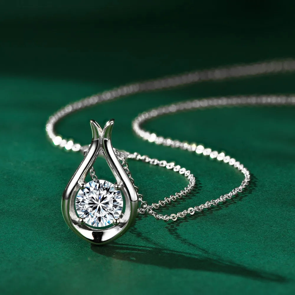 2 Carat Sparkala™ 925 Sterling Silver Pendant Necklace by Sparkala