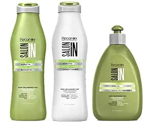 Recamier Salon In Professional Keratin Ultra Force Hair Care Kit, 3 pc, 300 ml