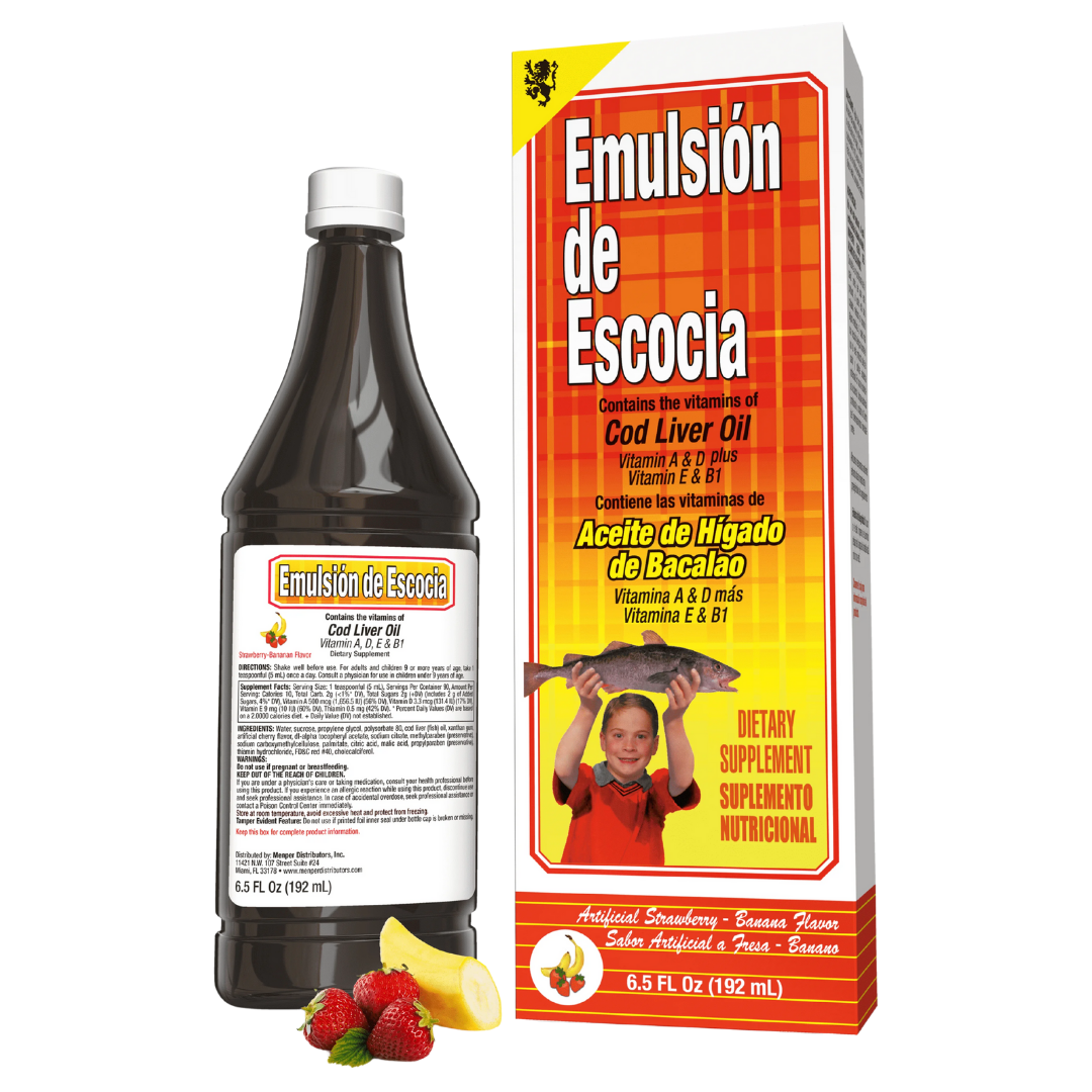 Emulsión de Scott Cod Liver Oil Strawberry Banana (6.5oz) DestGlow