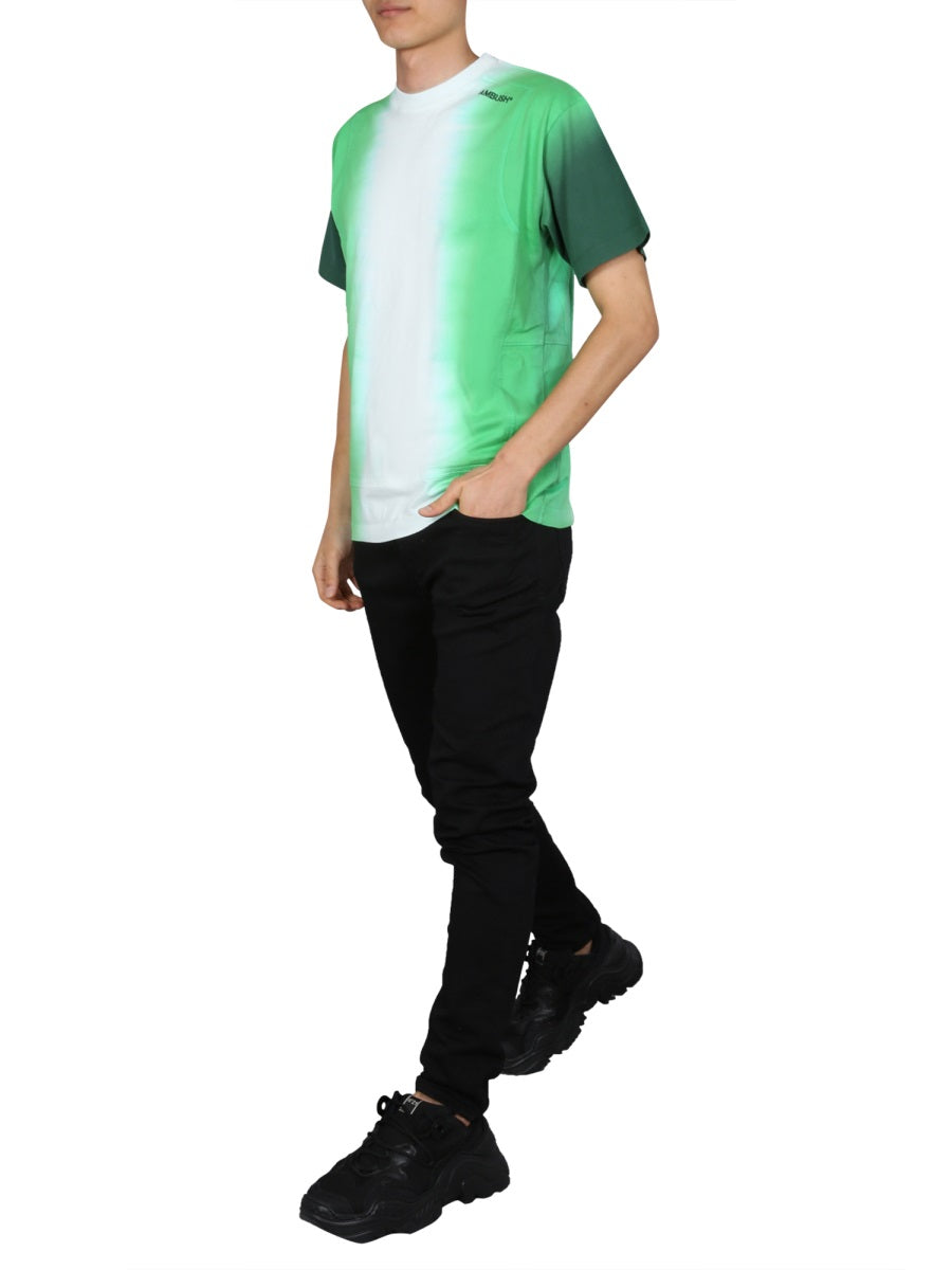 Ambush Men Round Neck T-Shirt DestGlow