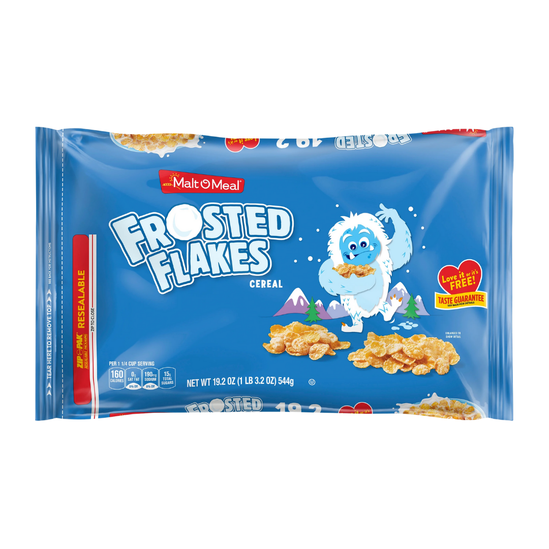 Malt-O-Meal Frosted Flakes Cereal (19oz) DestGlow