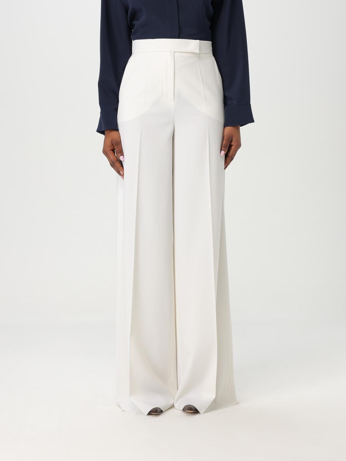 Max Mara Pants Woman White DestGlow