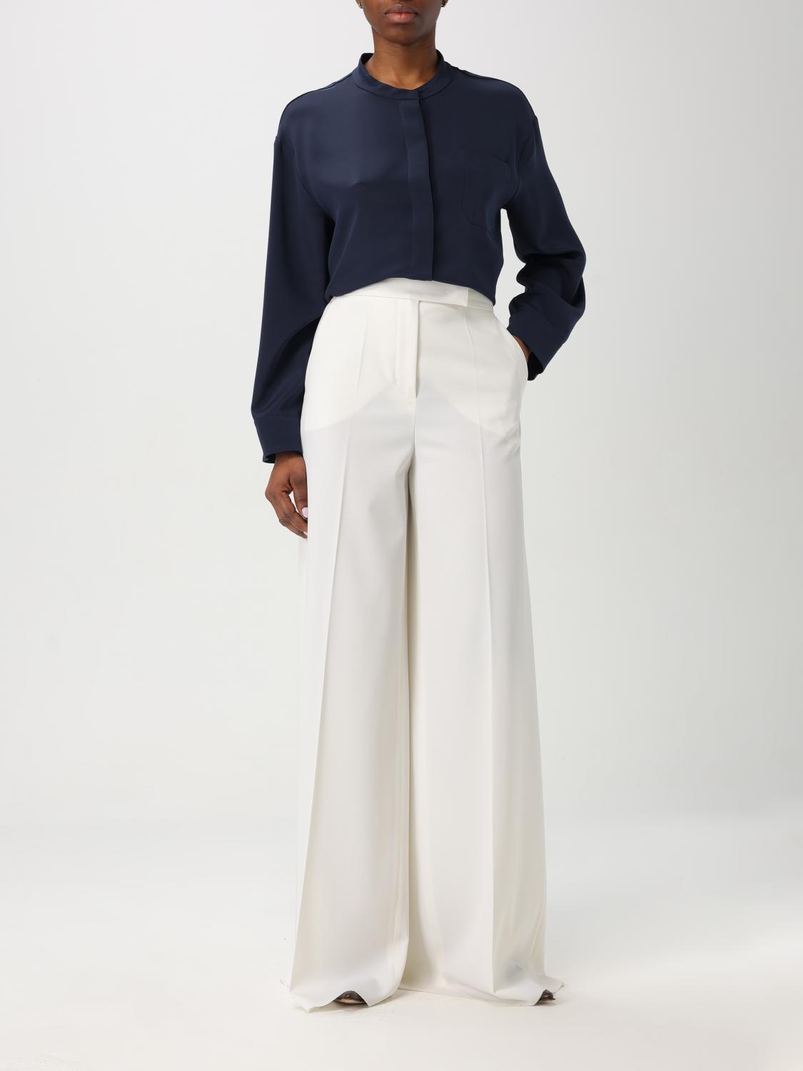 Max Mara Pants Woman White DestGlow