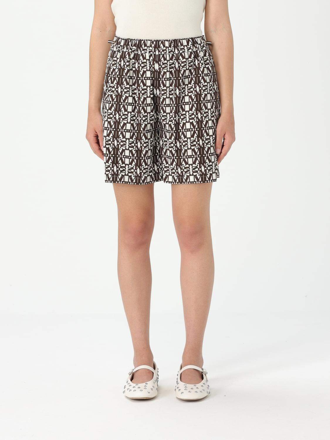 Max Mara Shorts Woman Brown