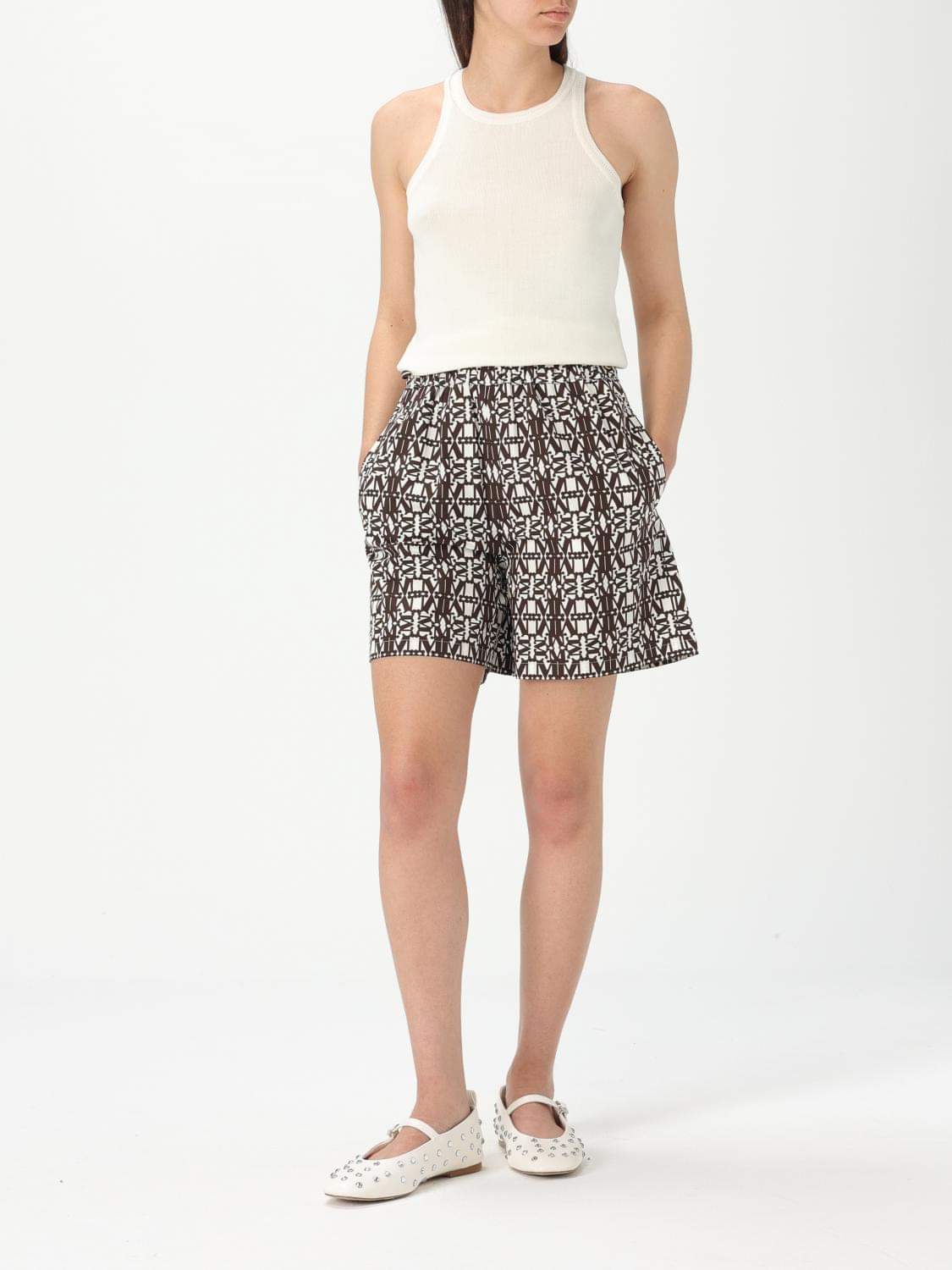 Max Mara Shorts Woman Brown