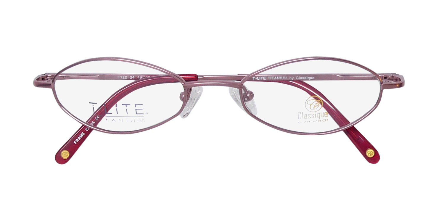 Classique Eyewear T-Lite 722 Eyeglasses DestGlow