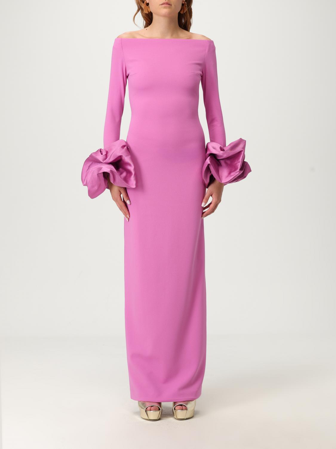 Solace London Dress Woman Fuchsia by Luosophy