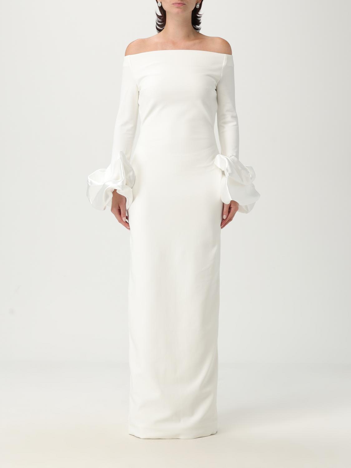 Solace London Dress Woman Cream by Luosophy