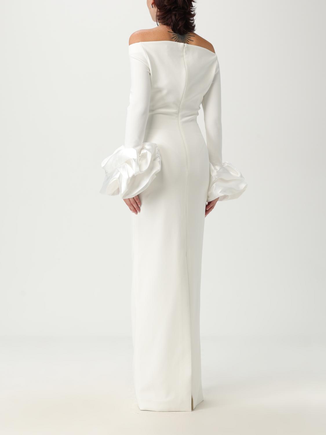 Solace London Dress Woman Cream by Luosophy