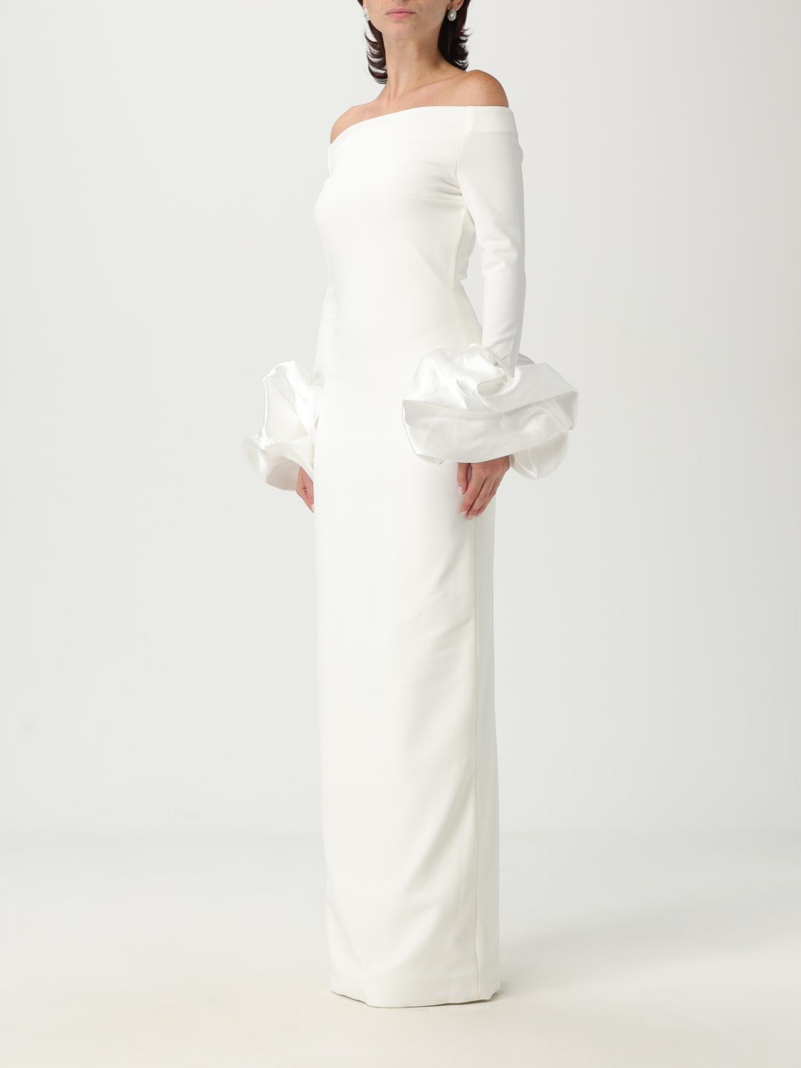 Solace London Dress Woman Cream by Luosophy