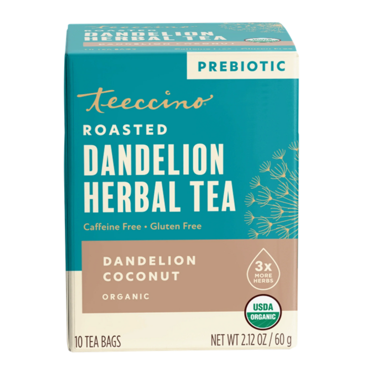 Dandelion Coconut Roasted Herbal Tea DestGlow