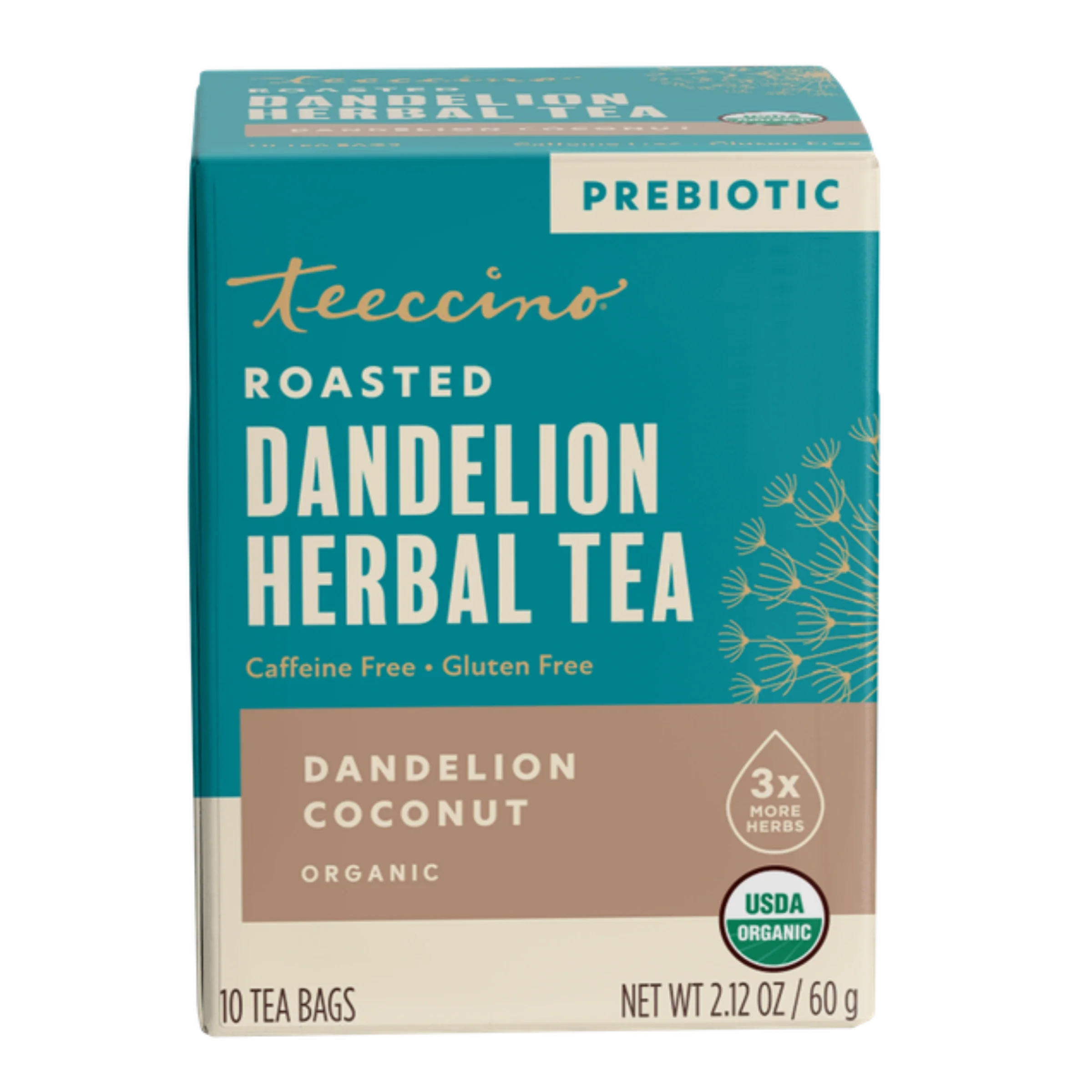 Dandelion Coconut Roasted Herbal Tea DestGlow