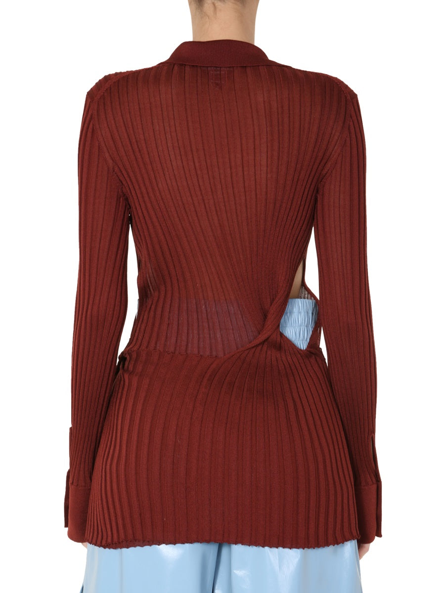 Bottega Veneta Women Ribbed Sweater DestGlow