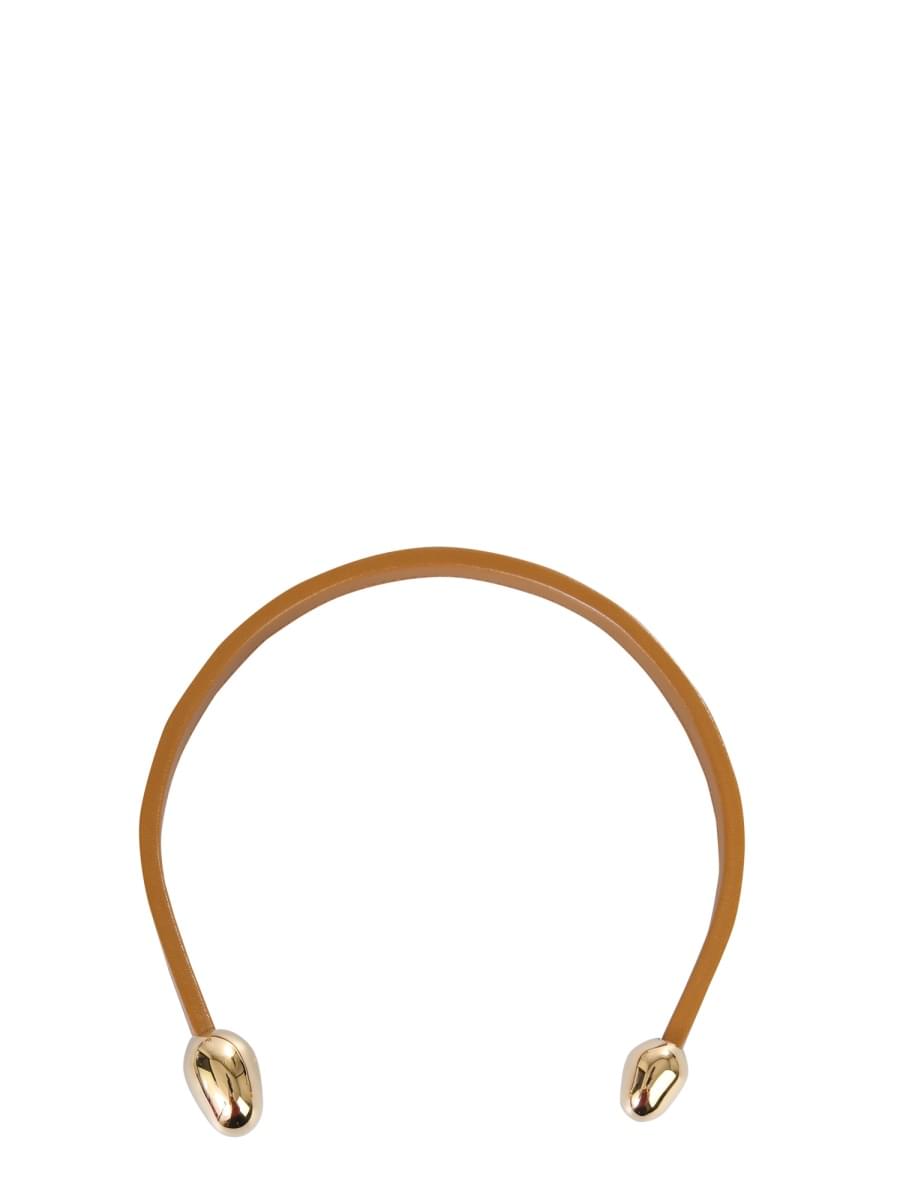 Bottega Veneta Women Leather Necklace DestGlow