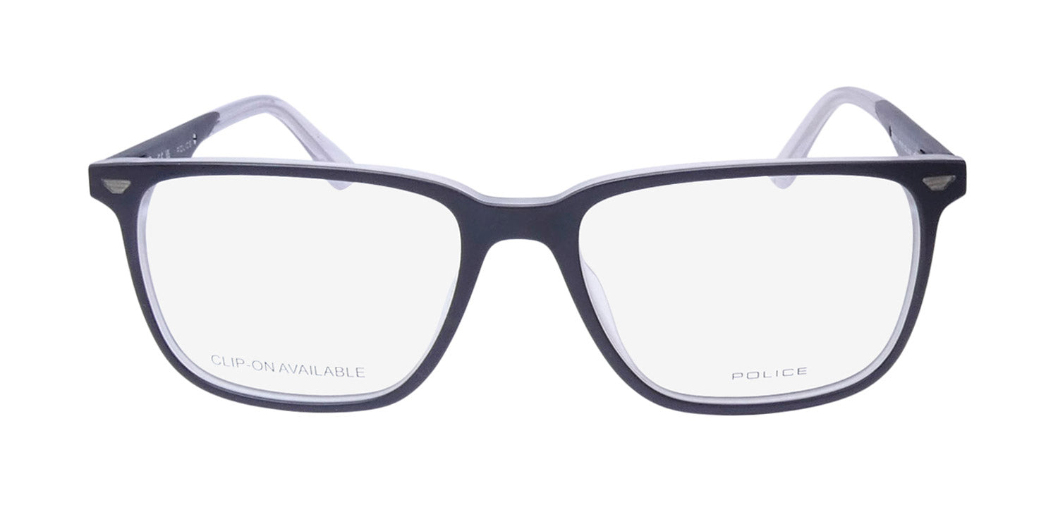 Police Vplf01 Groove 1 Clip-On Eyeglasses by ModaFrames