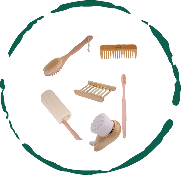Zero-Waste Bath Accessories Bundle by BeNat