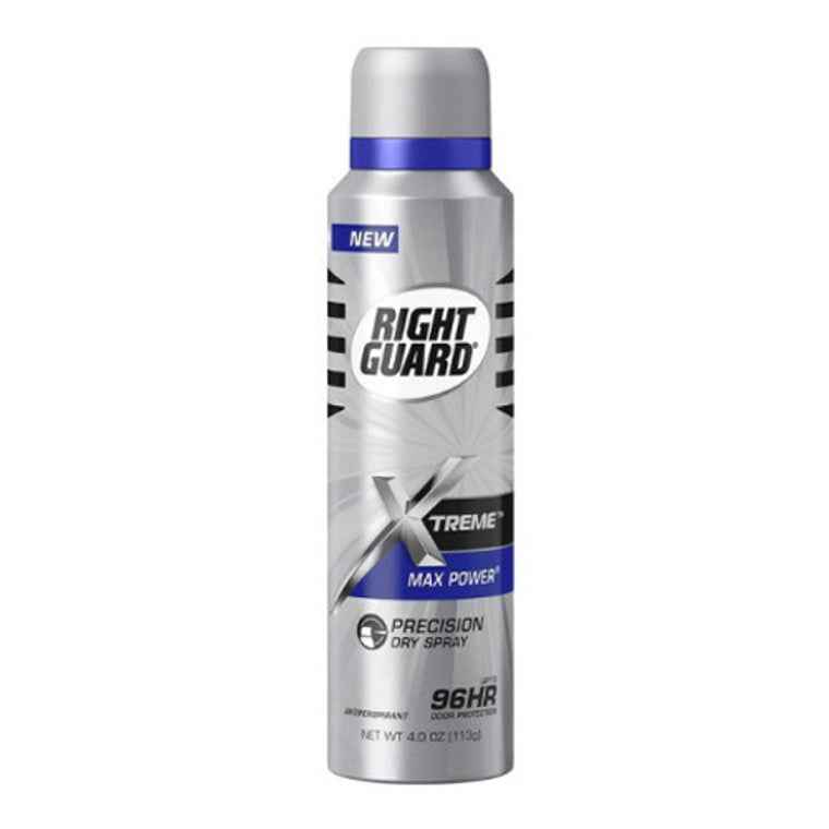 Right Guard Antiperspirant, Precision Dry Spray, Max Power 4 Oz