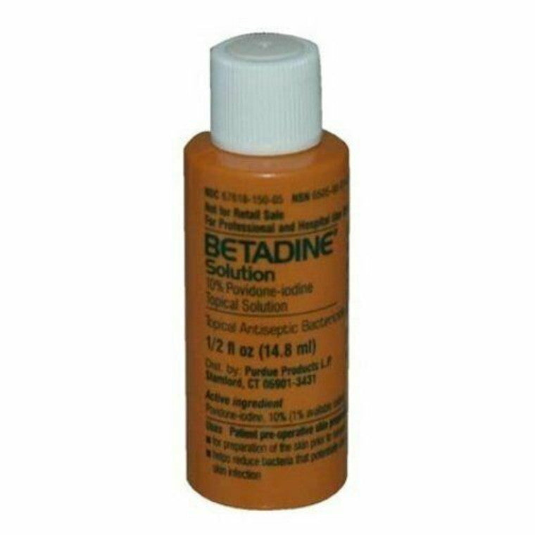 Betadine 10% Povidone-Iodine Topical Solution – 0.5 Fl. Oz by Pasteur Pharmacy