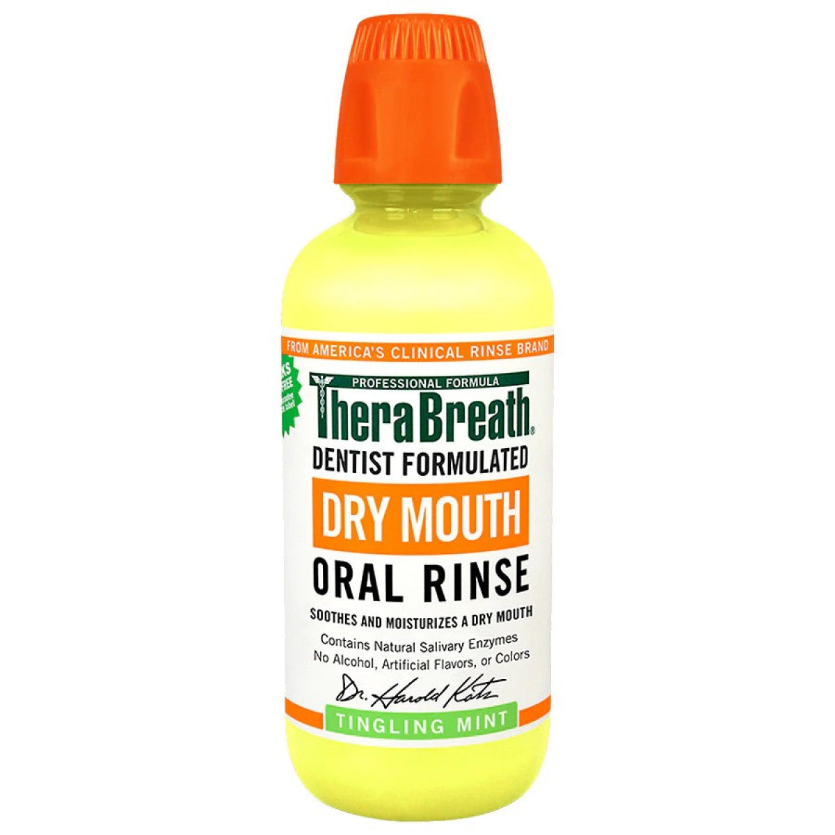 TheraBreath Oral Rinse, Dry Mouth, Tingling Mint, 16 Fl Oz by Pasteur Pharmacy