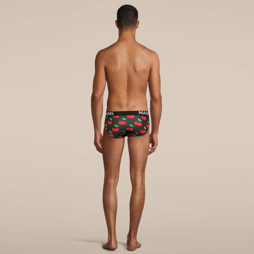 Men's Cherry Brief Underwear - Fun Novelty Fruit Print Underwear