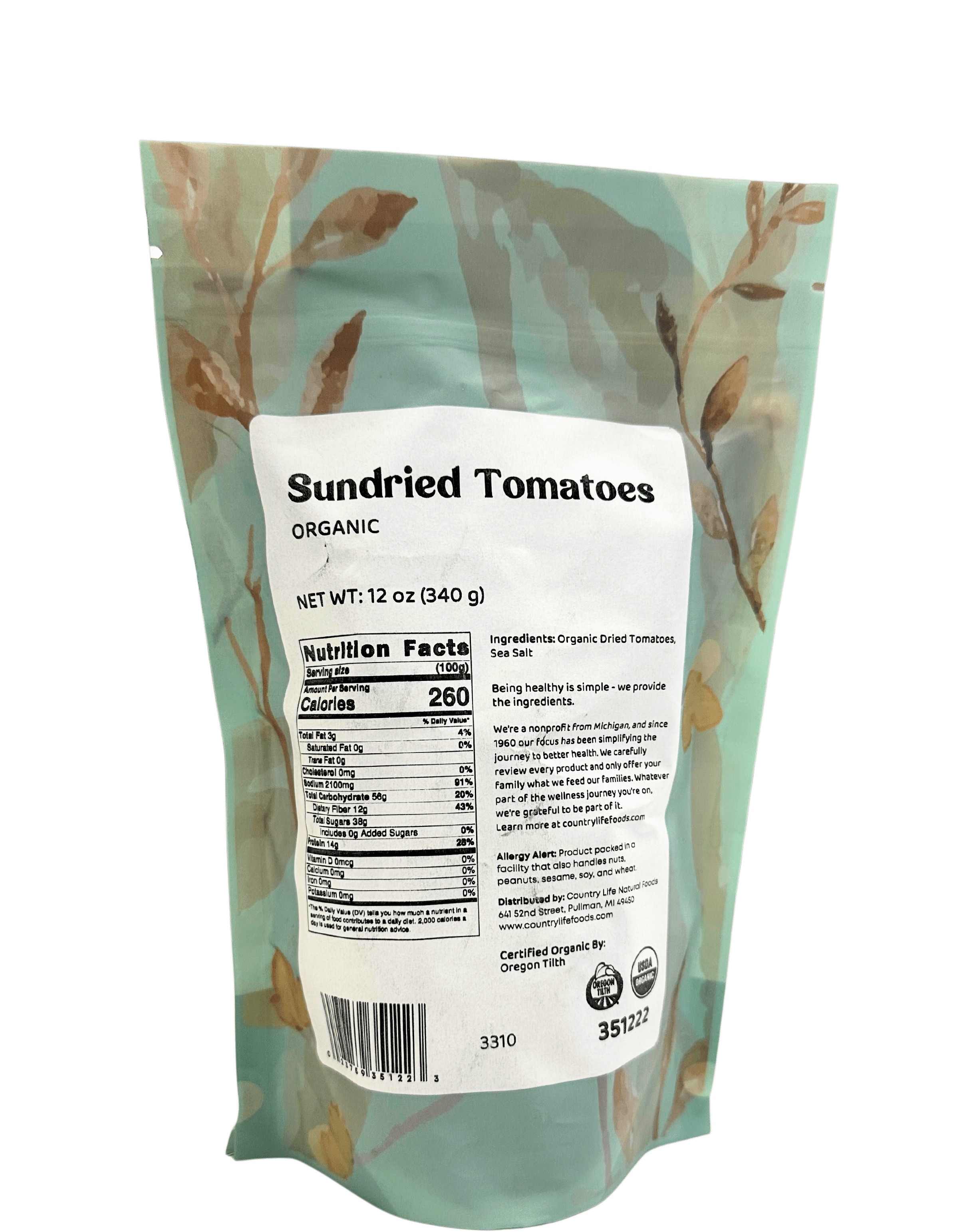 Tomato, Organic, Sundried, Halves DestGlow